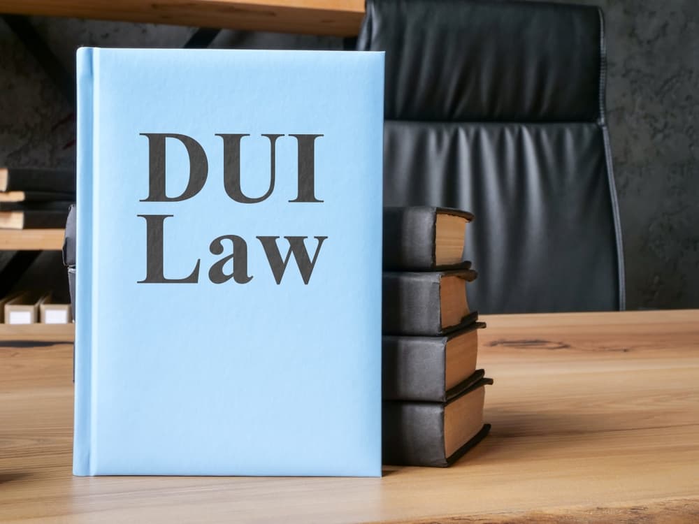 dui law book on desk